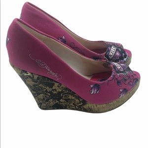 Ed Hardy Pink Shoes Women